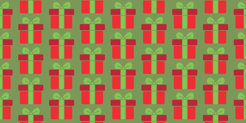 Festive Gift Boxes Seamless Pattern for Holiday and Celebrations