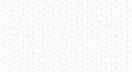 Abstract geometric pattern featuring interconnected lines and triangles in a minimalistic design