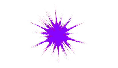 vector illustration of a purple star