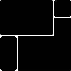 Bento grid vector design