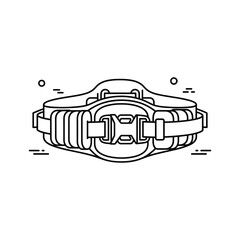 Abstract Marine Ecosystem Data Flow Illustration