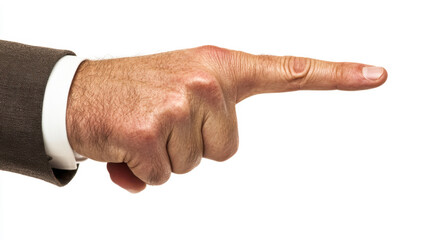 Hand gesture signaling attention during a business meeting with a focus on communication and authority