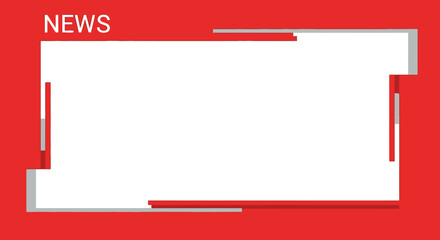 News Graphic Template with Copy Space.