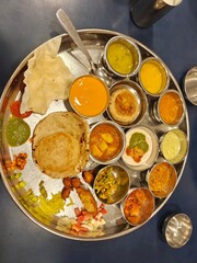 Gujrati Thali with Aamras