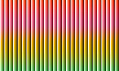 Red Pink Yellow Green Vertical Cylinder Gradient Abstract Background.