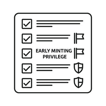 Early Minting Privilege Checklist for NFT and Crypto Projects