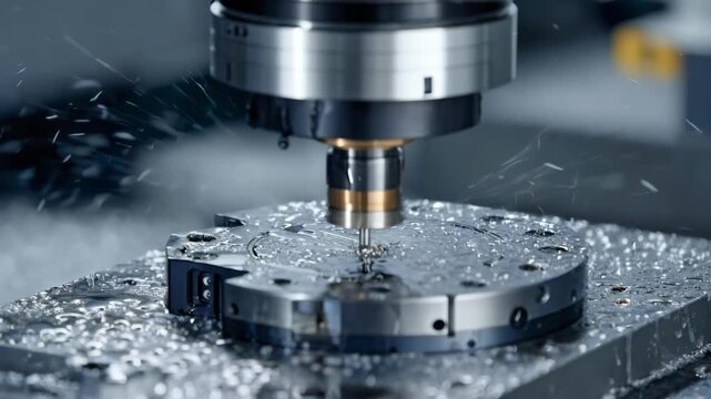 Medium view focusing on an interchangeable highprecision die set emphasizing versatile tooling that adapts seamlessly to various stamping patterns and sizes.