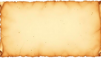 Aged parchment scroll with burnt torn edges showcasing a textured vintage background for historical documents or creative designs