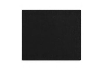 Black minimalist textured book, isolated on a transparent background.
