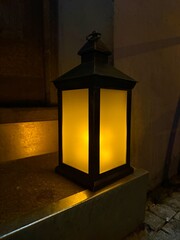 Street Lamp-Candle on Steps