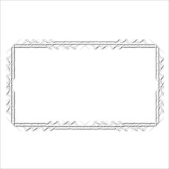 Vintage white decorative frame in Gothic style - elegant white frame on white background, JPG, 300 DPI