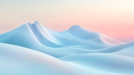 Opalescent soft blue and lavender fluid gradient, evoking an ethereal and delicate vibe 