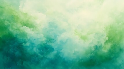 Youthful vivid green and sky blue fluid gradient, bursting with freshness and vitality