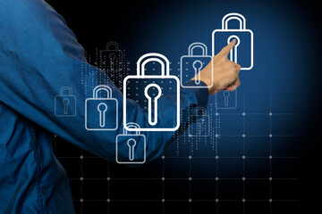 Technological security and business encryption system lock, no data risk, system lock