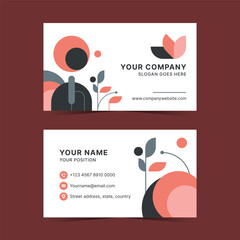 Modern Minimalist Business Card Design Template