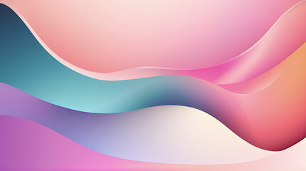 Colorful Gradient Waves Abstract Background