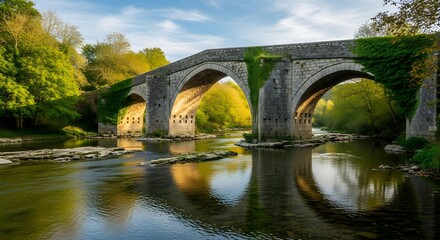 Pont gelle bridge over river llugwy in betws y coed