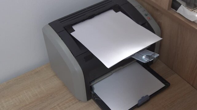 Printer prints paper video with sound