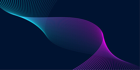 Cyberpunk Neon Wave Abstract Background