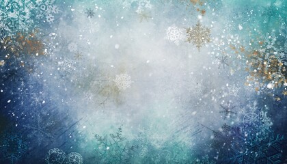 Winter wonderland scene snowfall background digital artwork frosty environment captivating viewpoint ethereal concept for holiday themes