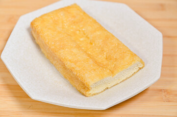 レンチンした栃尾揚げ