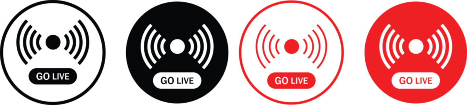 Go Live Sticker