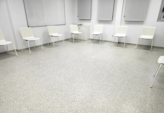 Chairs in a waiting room