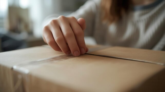 Unboxing an ai product impersonation insights on technology home video content modern environment close-up view