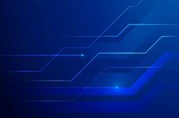 Futuristic Tech Lines Abstract Background