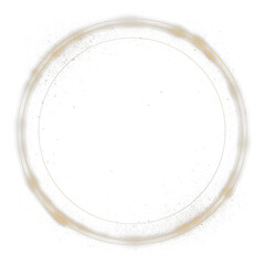 Ring Light Transparent PNG Effect | Glowing Circle Lighting Overlay Design