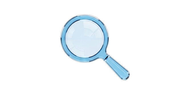 Crystal clear magnifying glass, find the answers, uncover hidden meanings