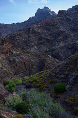 Volcanic peaks in Anaga mountains Tenerife