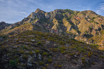 Volcanic peaks in Anaga mountains Tenerife