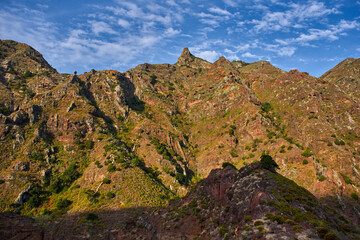 Volcanic peaks in Anaga mountains Tenerife