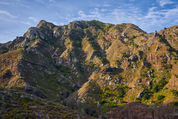 Anaga mountain massif panorama