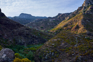 Anaga mountain massif panorama