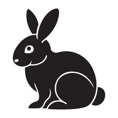 Minimal Sitting Bunny Vector.