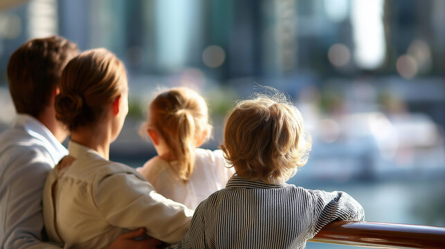 Defocused young parents enjoying date night while kids at supervised program faceless couple time family cruise benefits relationship nurturing adult entertainment childcare