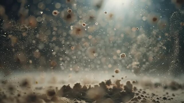 Abstract Dirty Water Texture Sediment, Particles, Pollution