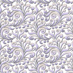 Beautiful abstract pattern with color gradient.Seamless vector pattern with abstract ornament on a transparent background.