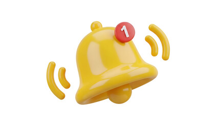 Alert notification bell ringing with message, be notified, keep up to date, never miss a thing, stay connected, get reminders, important news, updates