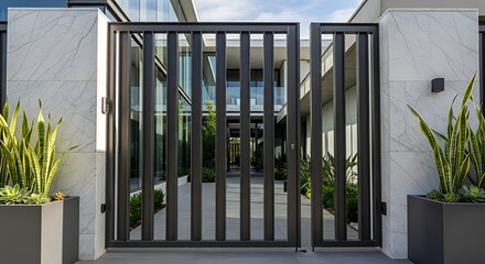 The old metal prison door features a barred window overlooking a dark cell interior, highlighting the stark architecture of the building