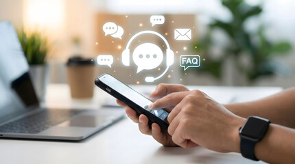 Online Customer Service and Digital Support via Smartphone Interaction