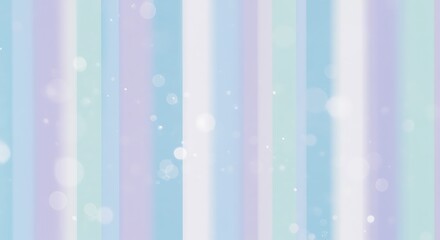 Soft pastel color stripes background with bokeh lights and smooth gradient