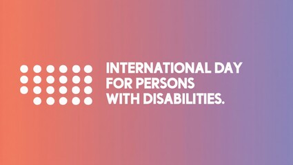 International day for persons with disabilities braille celebration