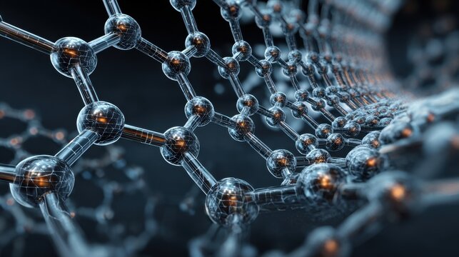 Molecular structure science abstract technology background - Powered by Adobe