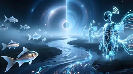 Digital Human Connected to Nature and Technology - Future Internet of Things (IoT)