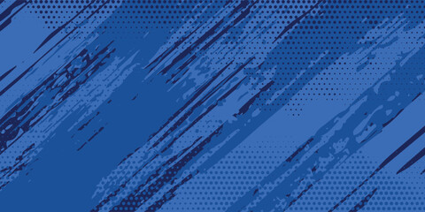 blue color Dots pattern gradient grunge texture background. pop art comics sport style vector illustration Abstract background dark blue with modern.