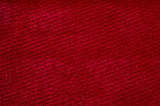 High-Resolution Rich Red Fabric Texture