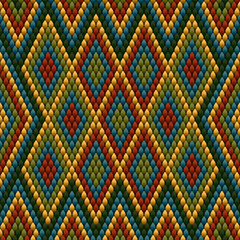 Pattern, ornament  ethnic, folk, geometric, mosaic for fabrics, interiors, ceramics and furniture in the Latin American style.